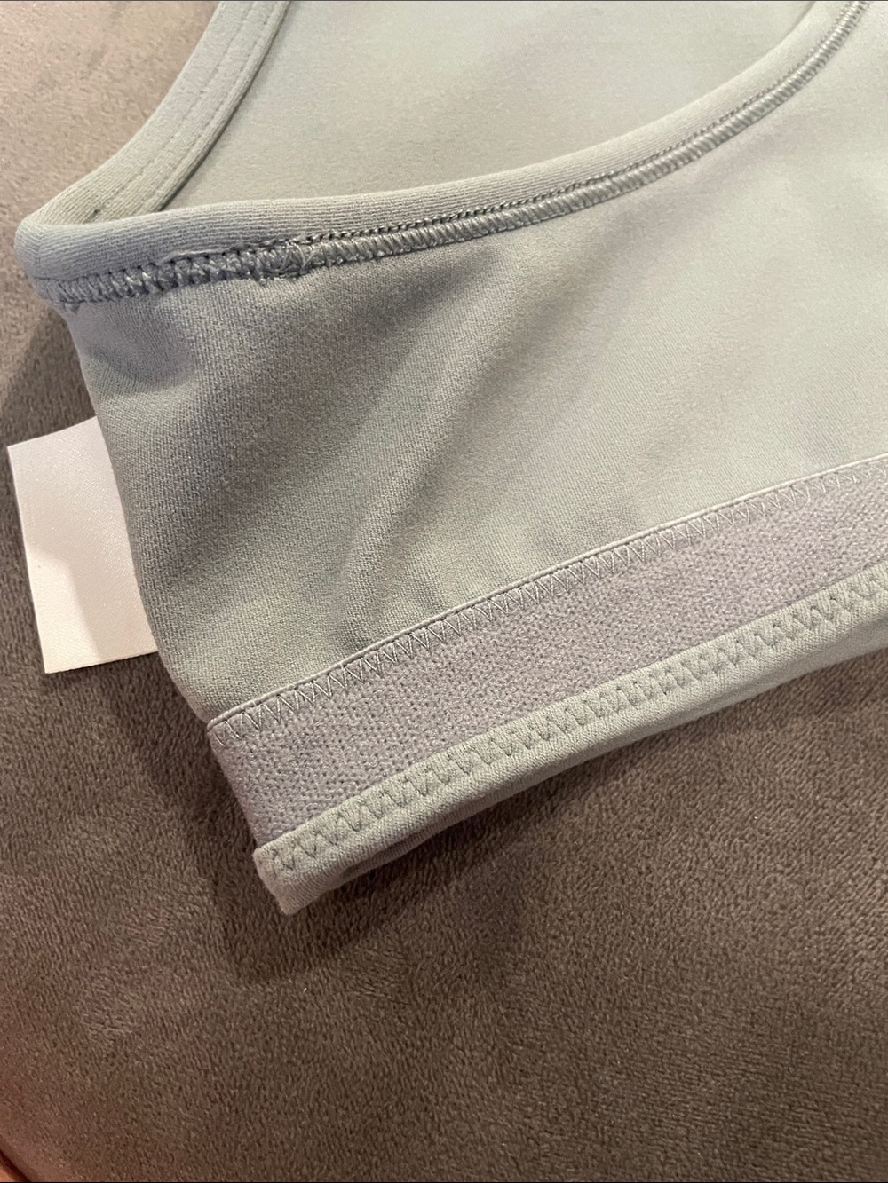 Vuori Soft Steel Gray Sports Bra - Picture 5 of 5